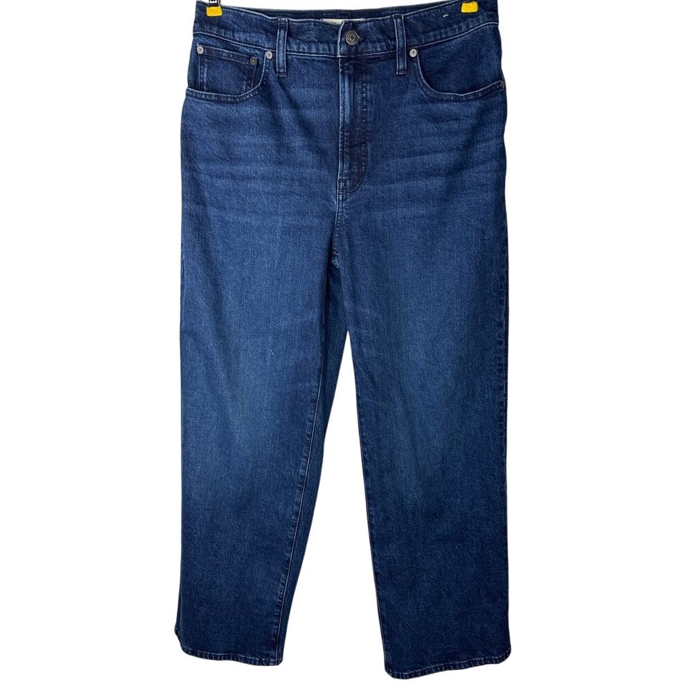 Madewell Perfect Vintage Wide Leg Jeans Size 30, Dark Wash High Rise